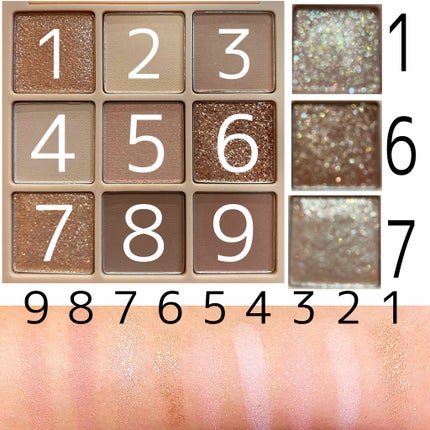 シャドウパレット/dasique/アイシャドウパレットを使ったクチコミ(3枚目)