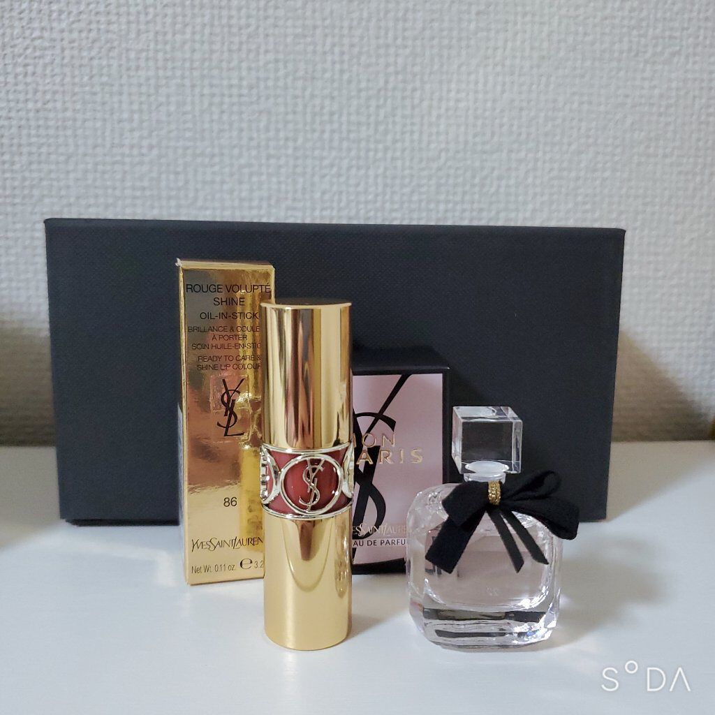 ルージュ ヴォリュプテ シャイン/YVES SAINT LAURENT BEAUTE/口紅を使ったクチコミ（1枚目）