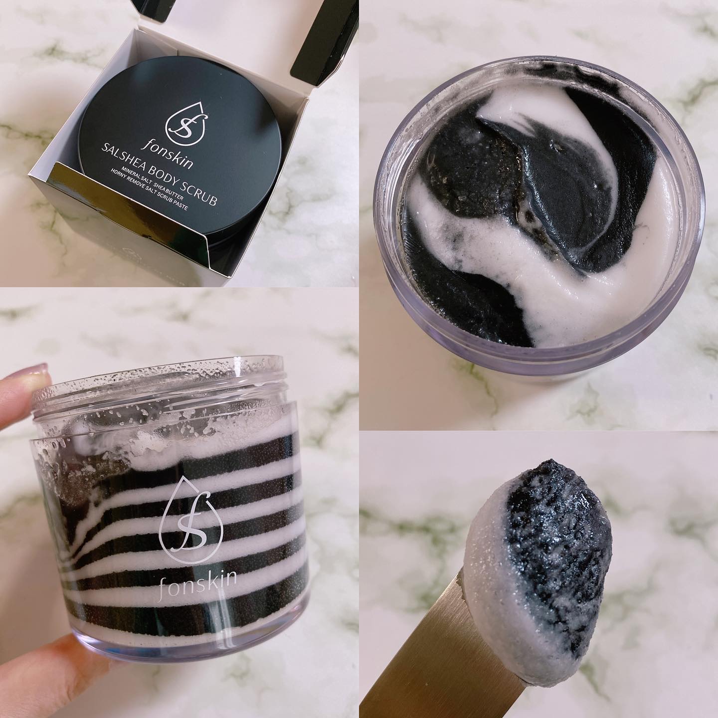 ソルシアボディスクラブ/fonskin/ボディスクラブを使ったクチコミ（2枚目）