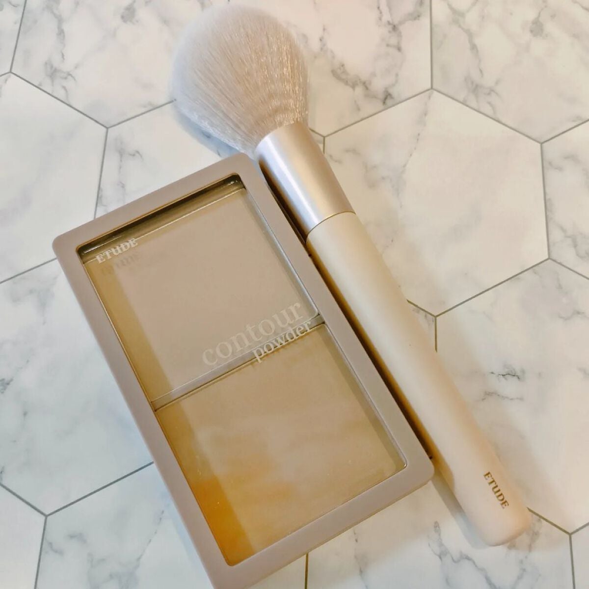 コントゥアパウダー/ETUDE/シェーディングを使ったクチコミ(2枚目)
