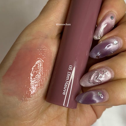 グラスティングカラーグロス/rom&nd/リップグロスを使ったクチコミ(4枚目)