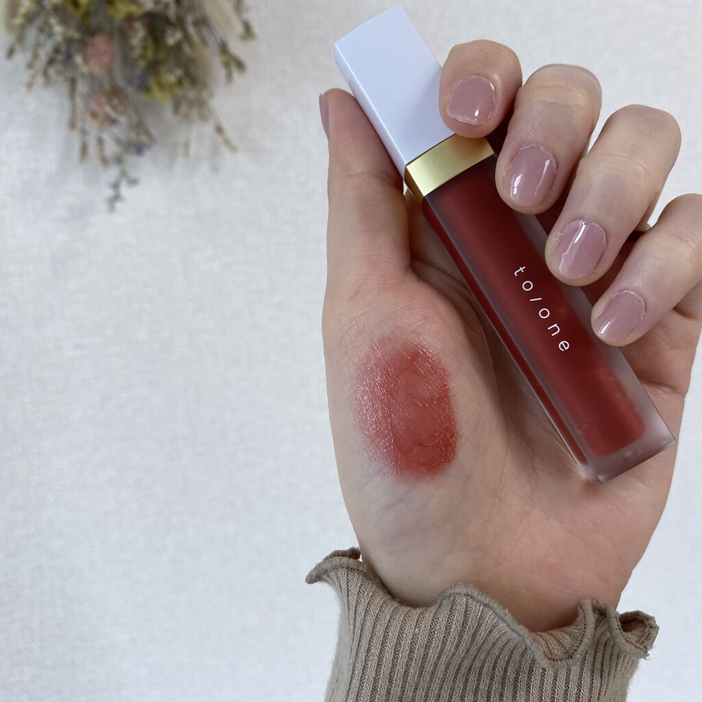トーン ペタル エッセンス カラー バター/to/one/リップグロスを使ったクチコミ（3枚目）