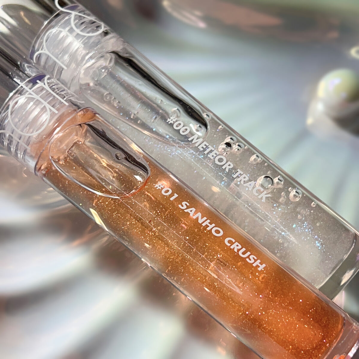 グラスティングウォーターグロス/rom&nd/リップグロスを使ったクチコミ（2枚目）