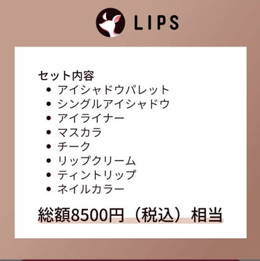 ブラウンメイクセット  LIPSフェスタ Autumn 2022/LIPS/メイクアップキットを使ったクチコミ（3枚目）