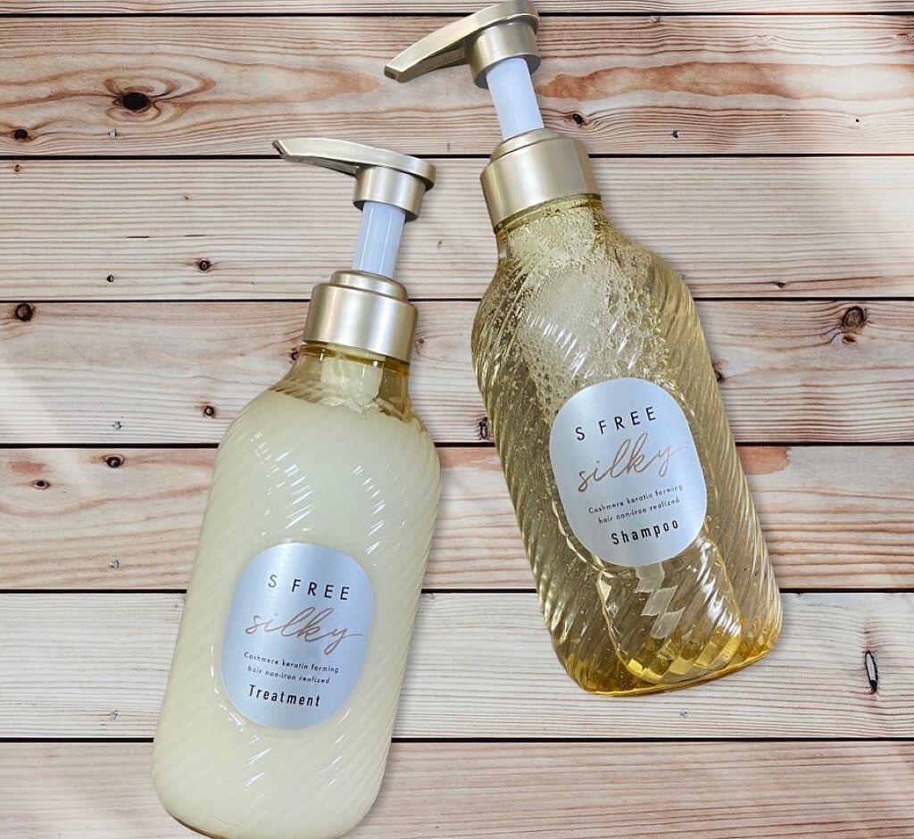 シャンプー シルキースムース/トリートメント シルキースムース /S FREE/市販シャンプーを使ったクチコミ(2枚目)