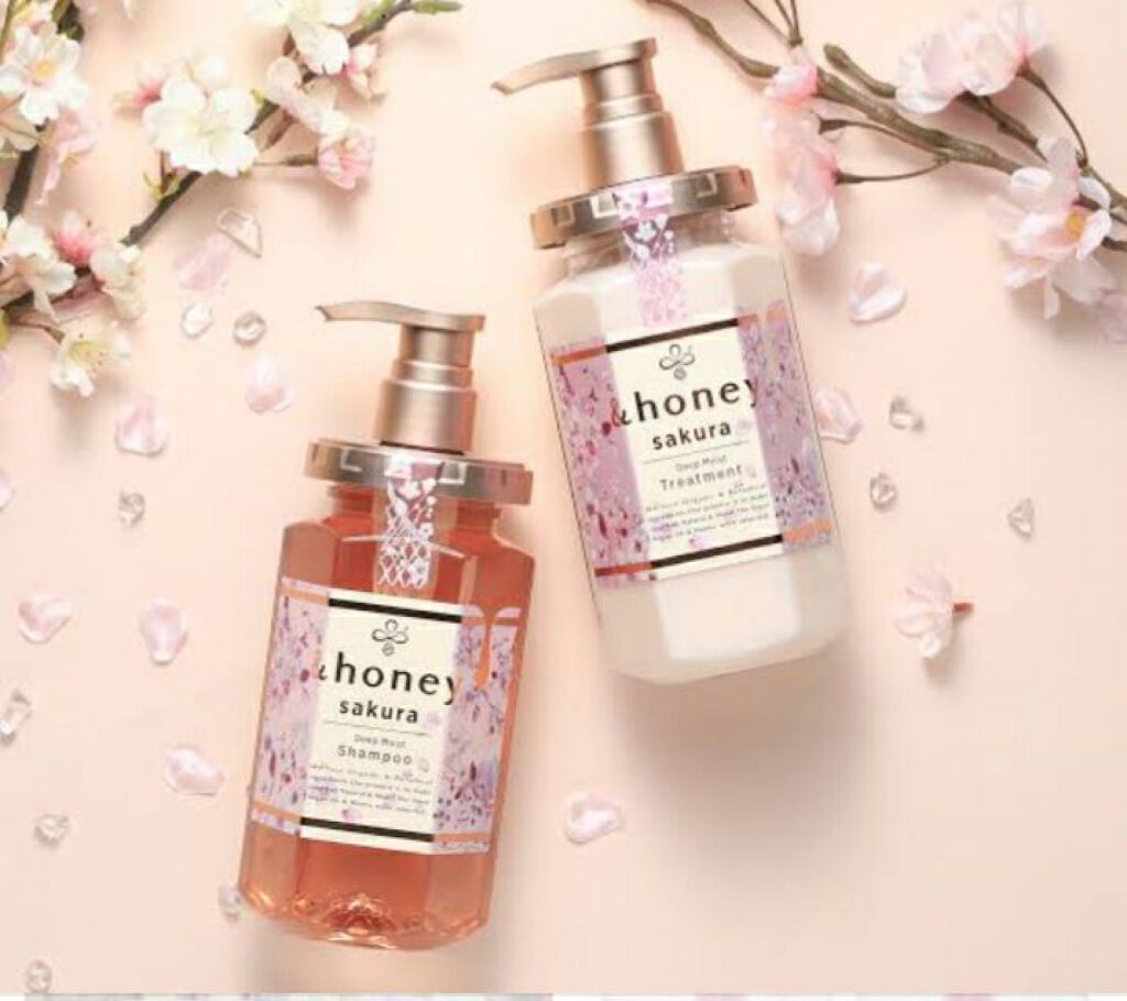 サクラ ディープモイスト シャンプー1.0/ヘアトリートメント2.0/&honey/シャンプー・コンディショナーを使ったクチコミ(1枚目)