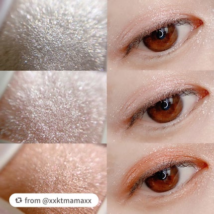 パラドゥ シングルアイシャドウ /パラドゥ/単色アイシャドウを使ったクチコミ(3枚目)