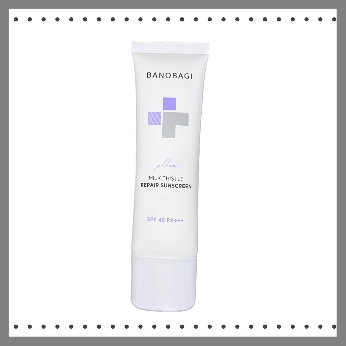 ミルクシスルリペアシカサンスクリーンプラス/BANOBAGI/日焼け止めミルクを使ったクチコミ（1枚目）