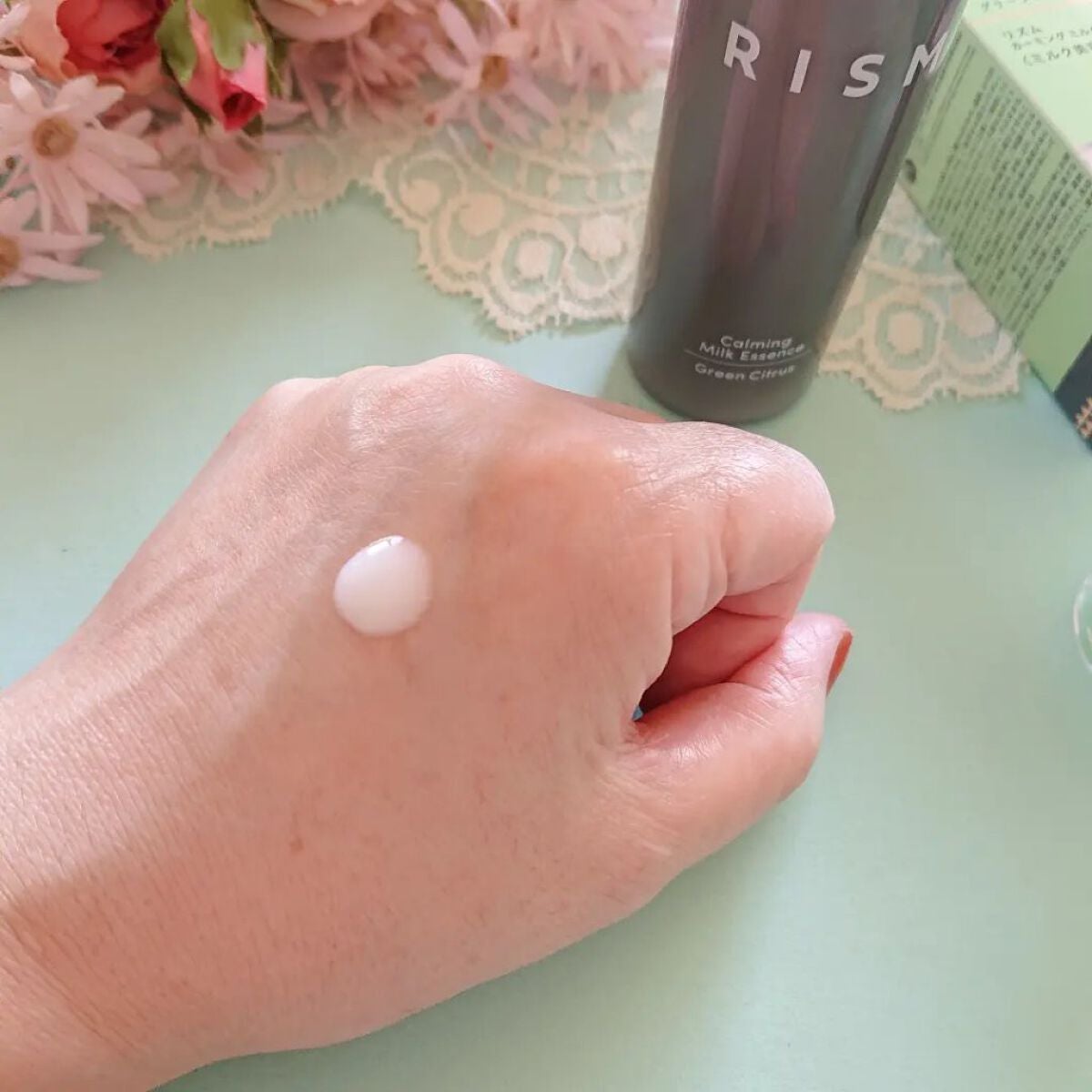 カーミング ミルクエッセンス グリーンシトラスの香り /RISM/美容液を使ったクチコミ(3枚目)