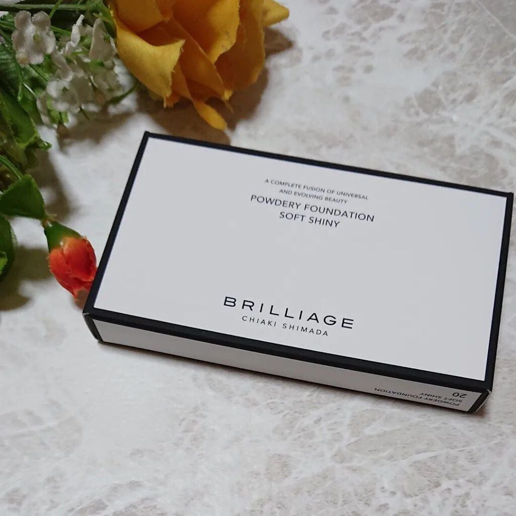 パウダリーファンデーション ソフトシャイニー/ブリリアージュ/パウダーファンデーションを使ったクチコミ(1枚目)