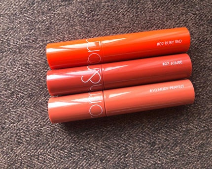 ジューシーラスティングティント/rom&nd/リップティントを使ったクチコミ(1枚目)