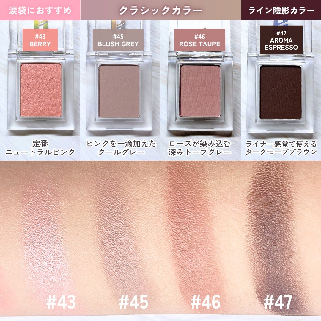 マイフェイブピースアイシャドウ/HOLIKA HOLIKA/単色アイシャドウを使ったクチコミ(5枚目)