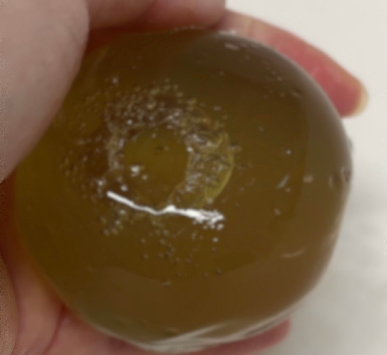 Jeju Green Tea Cleansing Ball/Ongredients/洗顔石鹸を使ったクチコミ(3枚目)