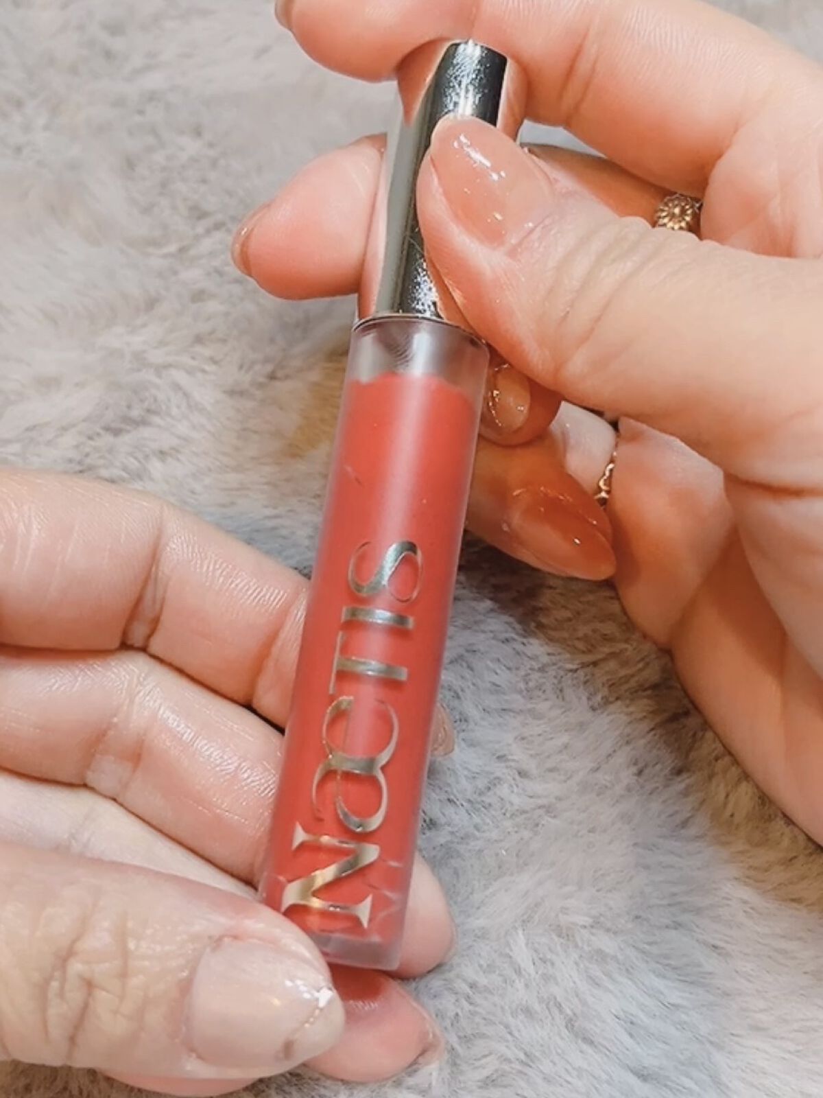 フェアリーコアステイブラーベルベットティント/NaeTIS/リップティントを使ったクチコミ（3枚目）