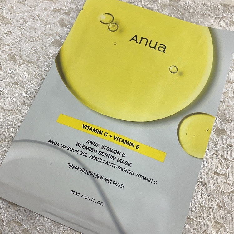 ビタミンC ブレミッシュセラム マスクパック/Anua/シートマスク・パックを使ったクチコミ（1枚目）