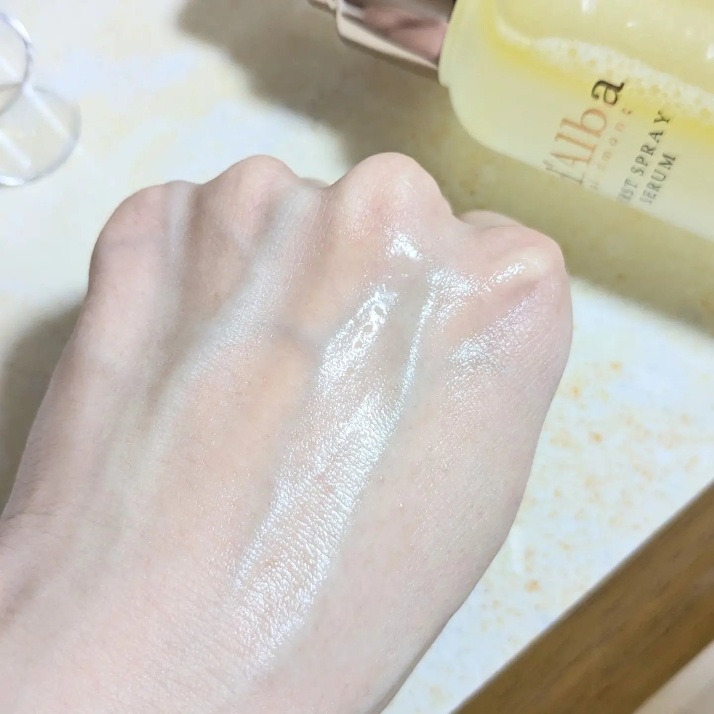 ダルバ ホワイトトリュフファーストスプレーセラム/ダルバ/ミスト状化粧水を使ったクチコミ（3枚目）