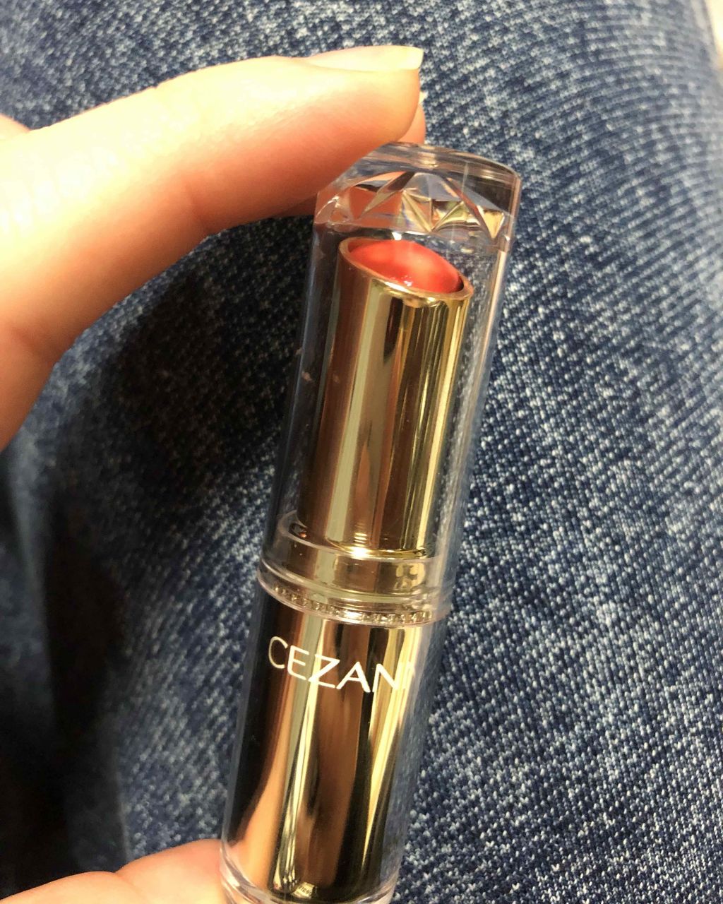 ラスティンググロスリップ/CEZANNE/口紅を使ったクチコミ（1枚目）