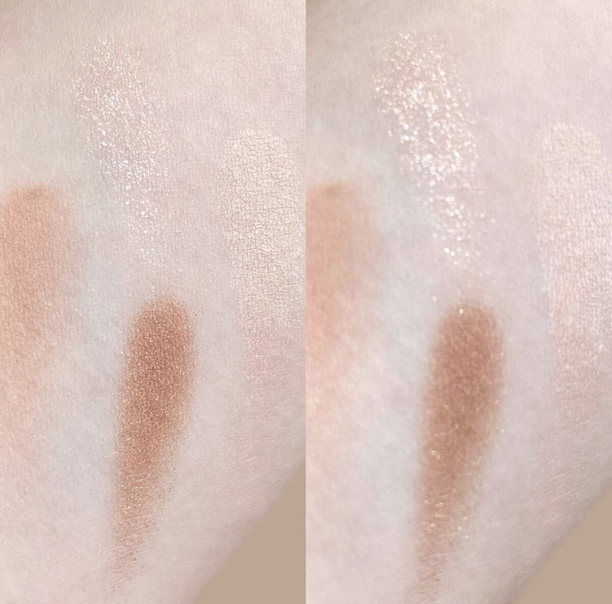 ベージュトーンアイシャドウ/CEZANNE/アイシャドウパレットを使ったクチコミ（3枚目）