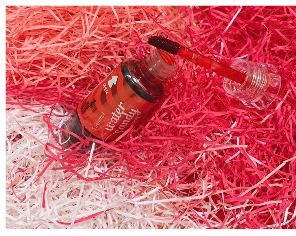 ウォーター キャンディー ティント 01 チェリー/the SAEM/リップティントを使ったクチコミ（2枚目）