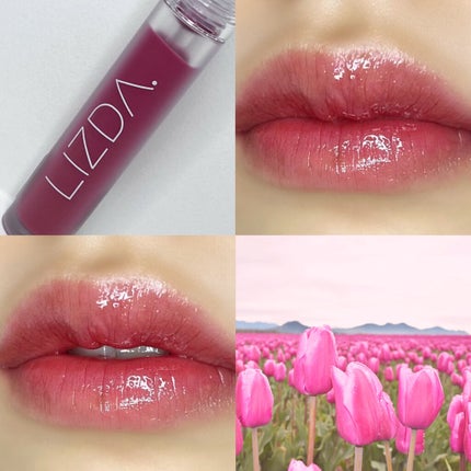 グロウフィットウォーターティント/LIZDA/リップティントを使ったクチコミ(4枚目)