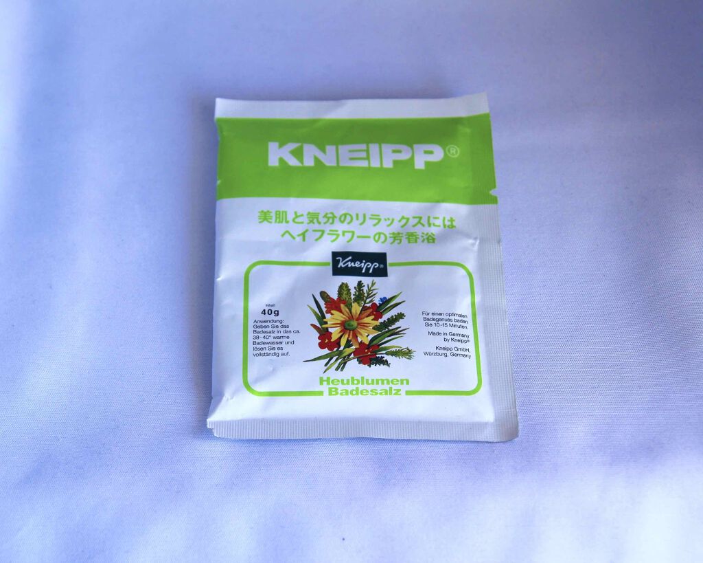 クナイプ バスソルト ヘイフラワーの香り/クナイプ/入浴剤を使ったクチコミ(1枚目)