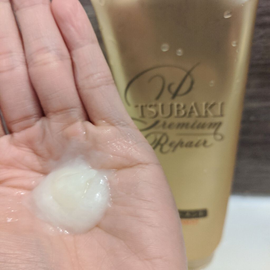 プレミアムリペア ヘアトリートメント/TSUBAKI/洗い流すヘアトリートメントを使ったクチコミ（3枚目）