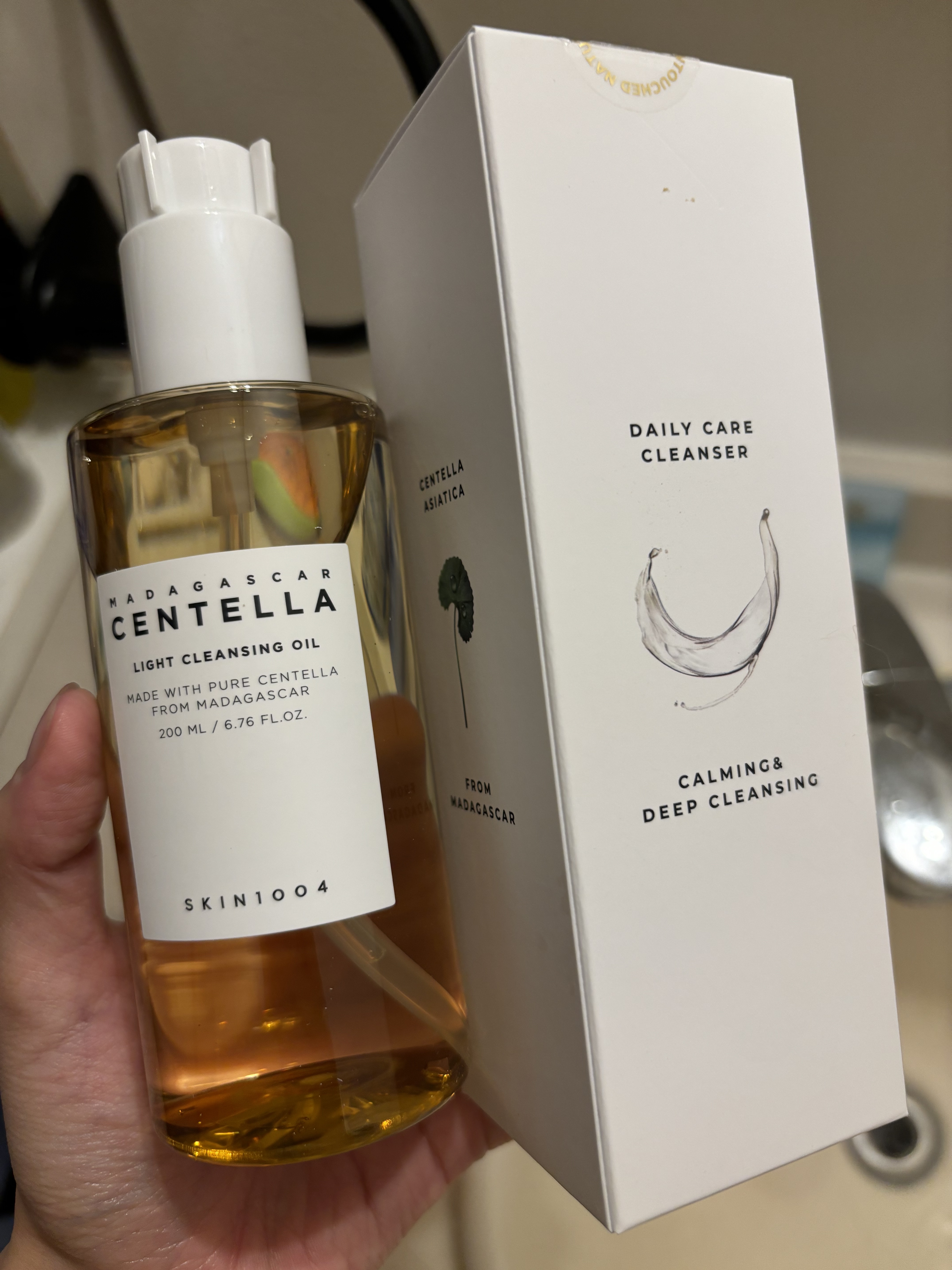 センテラ ライトクレンジングオイル/SKIN1004/オイルクレンジングを使ったクチコミ（1枚目）