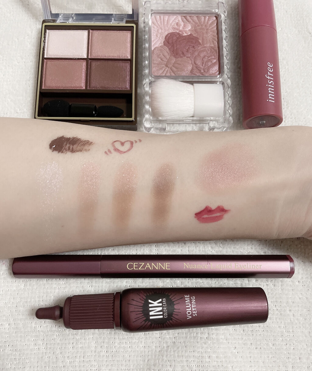 ビビッドコットン インクティント 11/innisfree/口紅を使ったクチコミ（2枚目）