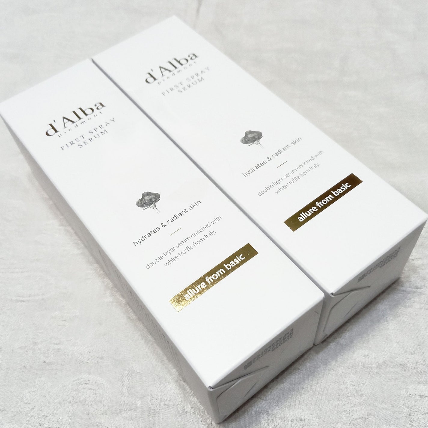 ダルバ ホワイトトリュフファーストスプレーセラム/ダルバ/ミスト状化粧水を使ったクチコミ(7枚目)