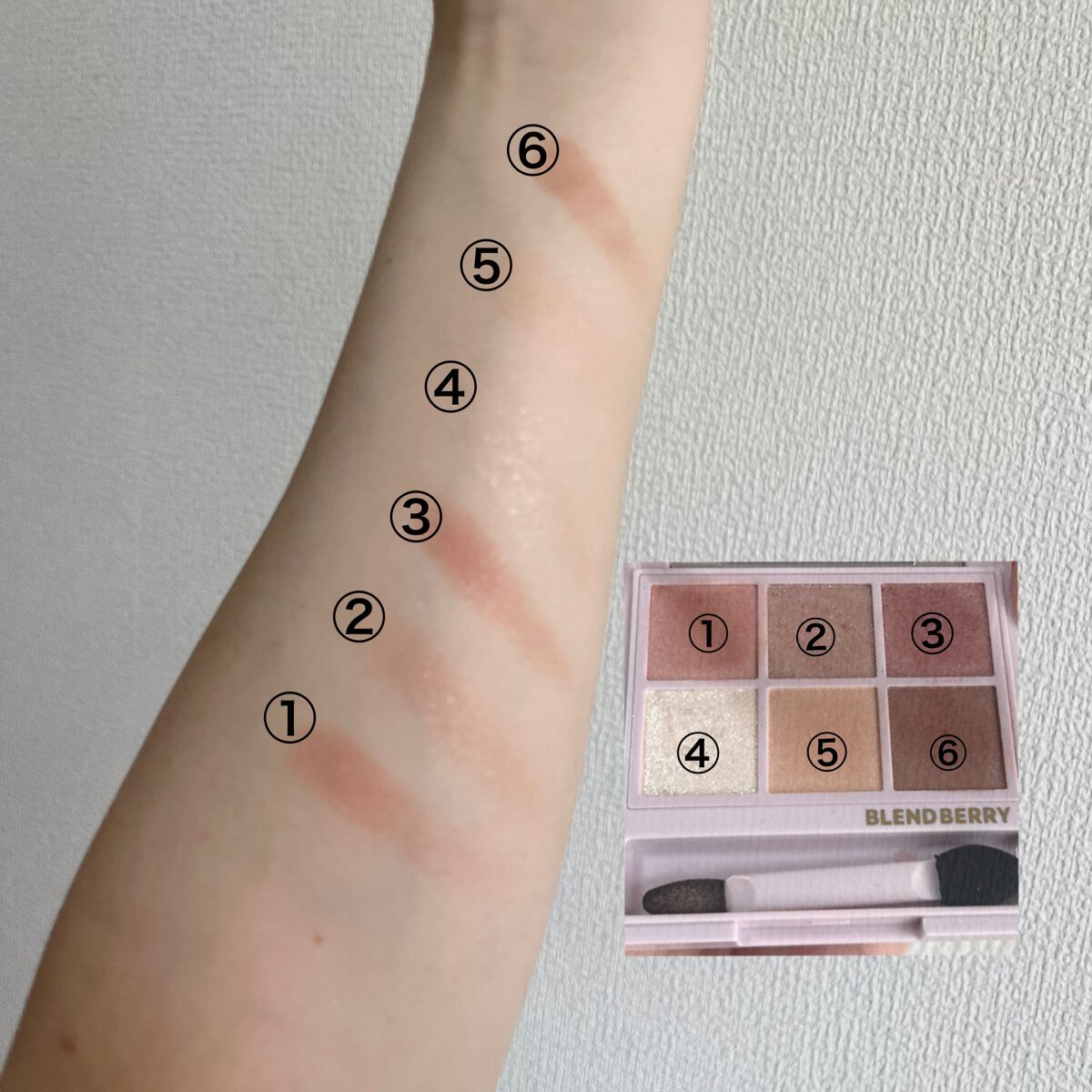 オーラクリエイション/BLEND BERRY/アイシャドウパレットを使ったクチコミ（2枚目）