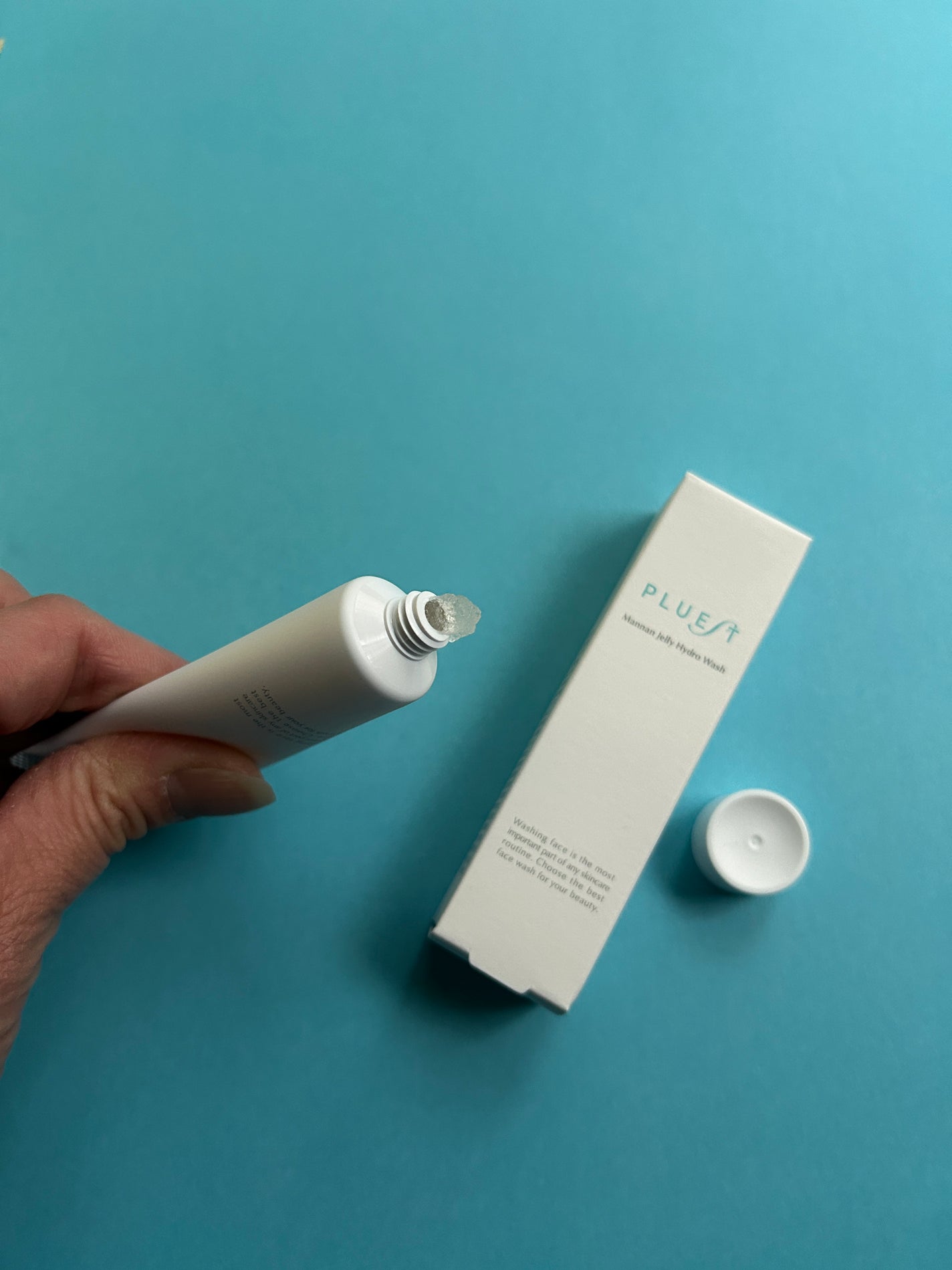 マンナンジェリーハイドロウォッシュ/PLUEST/洗顔料を使ったクチコミ(2枚目)