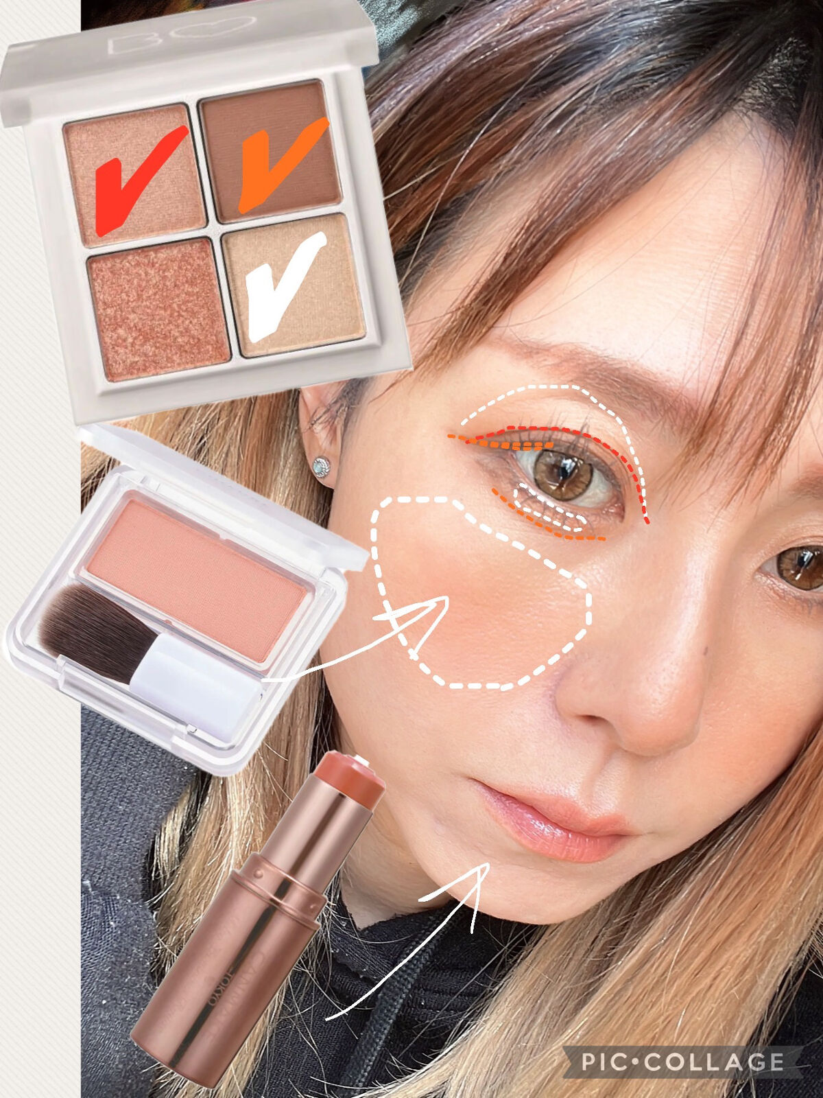 パウダー チーク/ちふれ/パウダーチークを使ったクチコミ（2枚目）