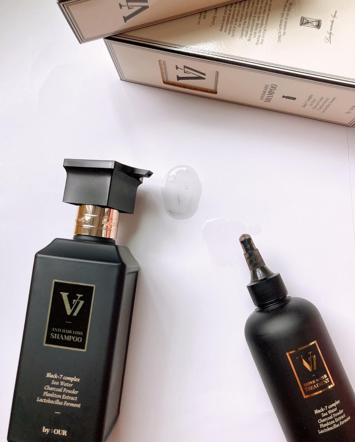 V7 アンチヘアロス シャンプー 500ml/by : OUR/サロンシャンプーを使ったクチコミ（3枚目）