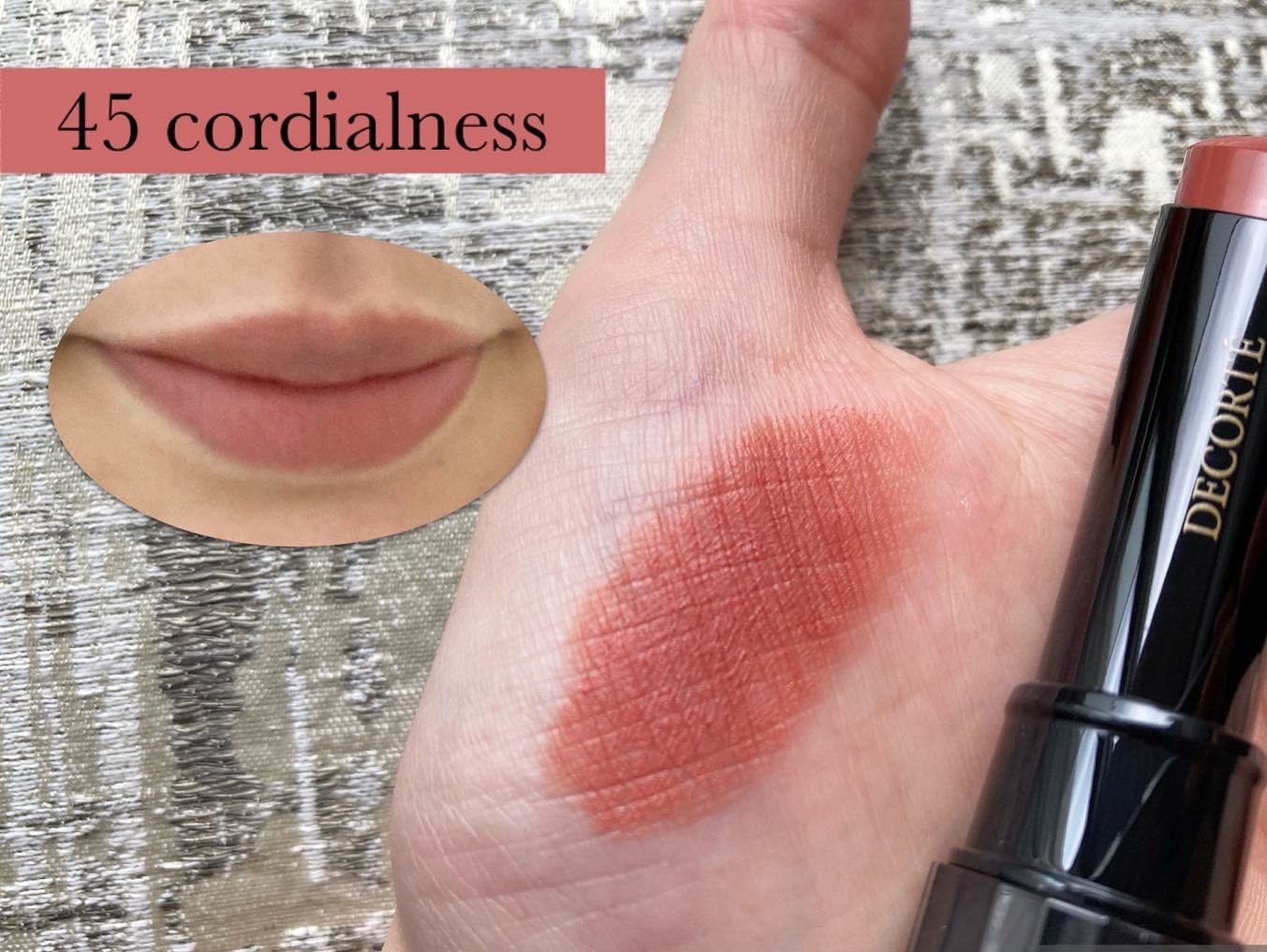 ルージュ デコルテ/DECORTÉ/口紅を使ったクチコミ（3枚目）