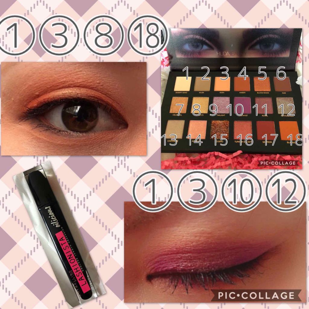 フーダビューティ デザート ダスク アイシャドウパレット/Huda Beauty/アイシャドウパレットを使ったクチコミ（3枚目）