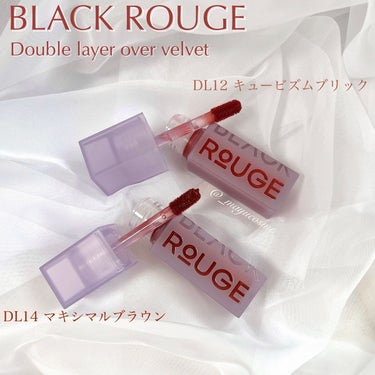 ダブルレイヤー オーバーベルベット/BLACK ROUGE/口紅を使ったクチコミ（2枚目）