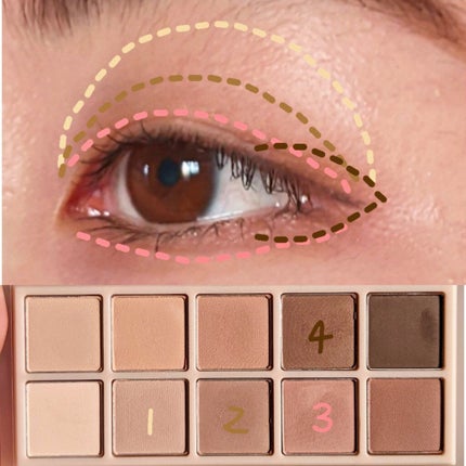 ベターザンパレット/rom&nd/アイシャドウパレットを使ったクチコミ(2枚目)