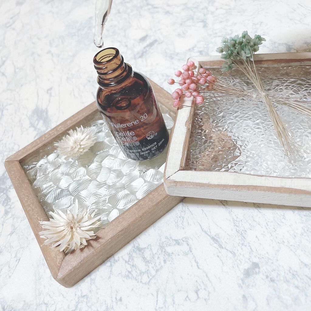 フラーレン配合美容液 フラーレン20/Celife/美容液を使ったクチコミ（2枚目）