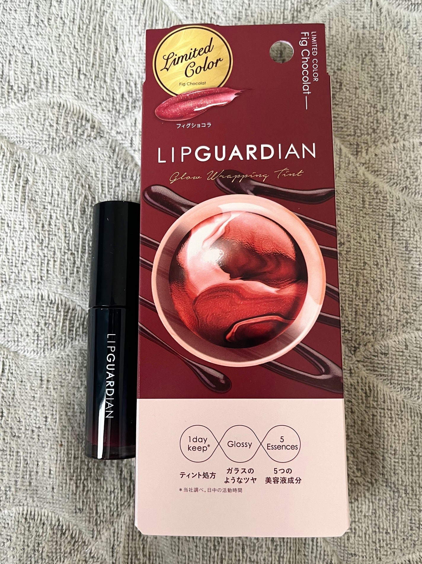 グロウラッピングティント/LIPGUARDIAN/リップティントを使ったクチコミ(2枚目)