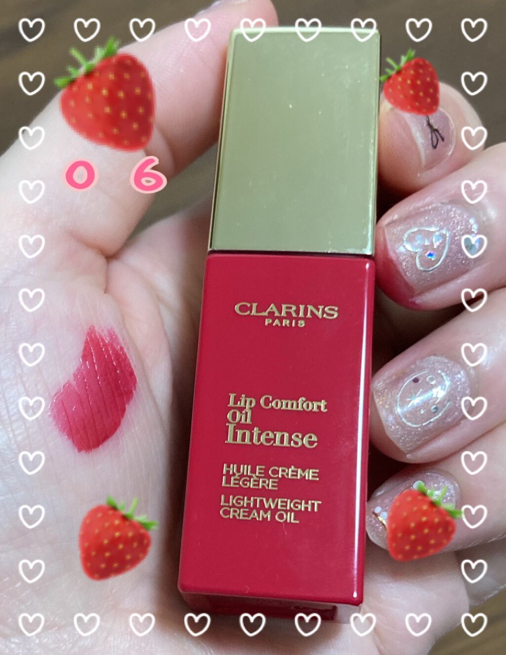 コンフォート リップオイル インテンス/CLARINS/リップグロスを使ったクチコミ（1枚目）