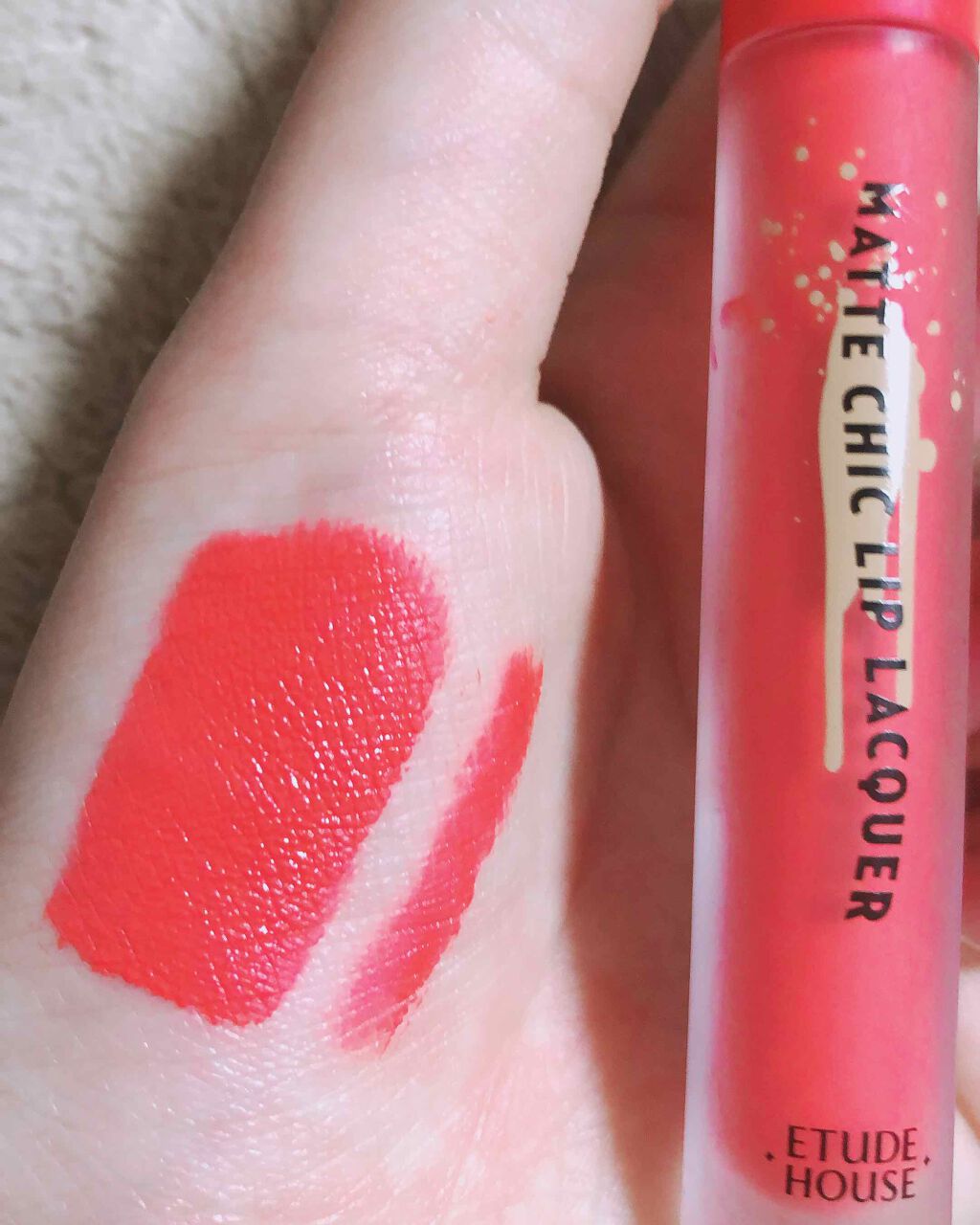 マットシックリップラッカー/ETUDE/口紅を使ったクチコミ（1枚目）