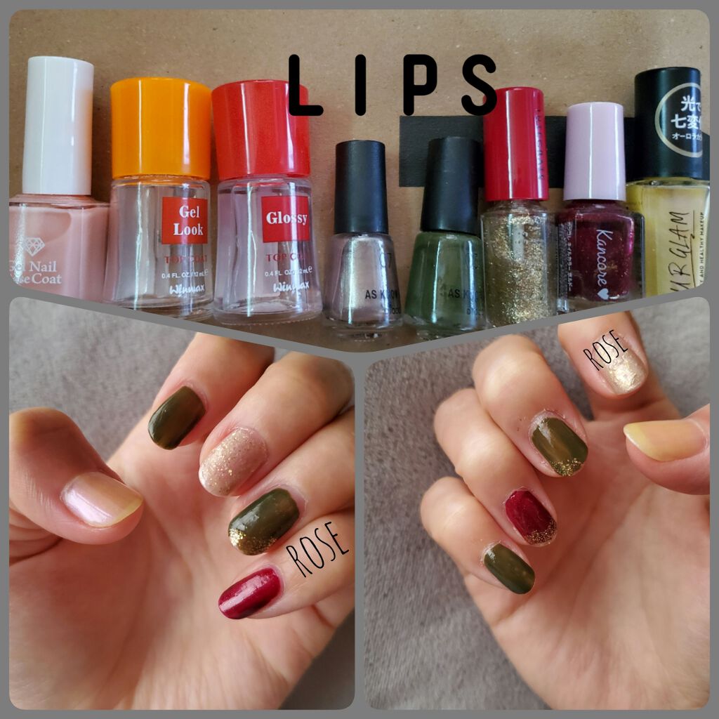 ウィンマックス ネイルケアシリーズ ジェルルックトップコート/DAISO/ネイルトップコートを使ったクチコミ（3枚目）