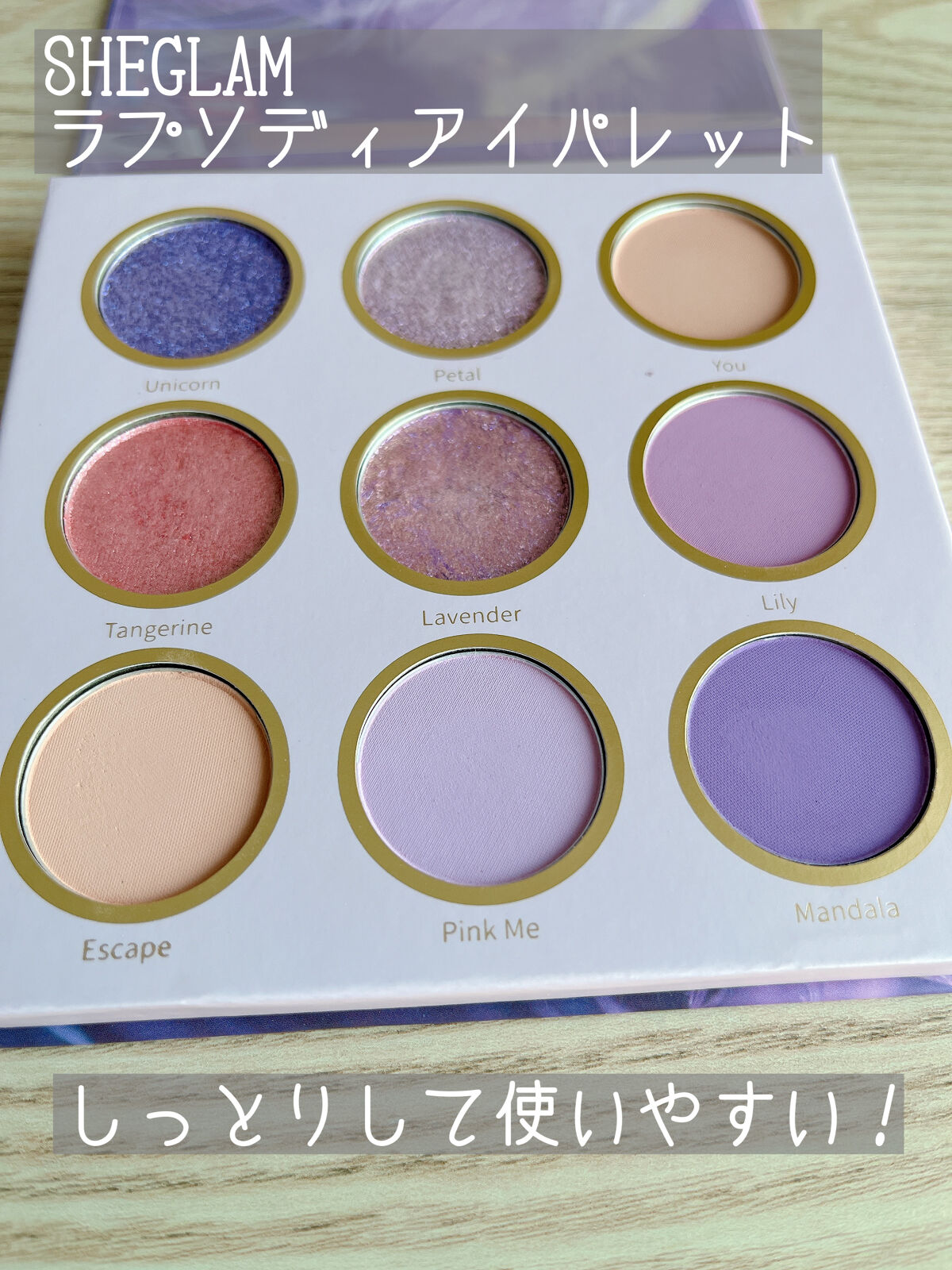 ラプソディアイパレット/SHEGLAM/アイシャドウパレットを使ったクチコミ（1枚目）