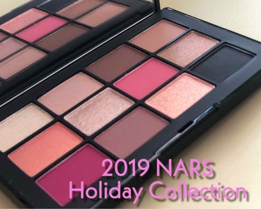 NARS ハイプト アイシャドーパレットのクチコミ「2019クリスマスコフレ 
やっと日本に戻ってきました💓💓今回は時差ボケが酷くて、昨日はほぼ終.....」（1枚目）