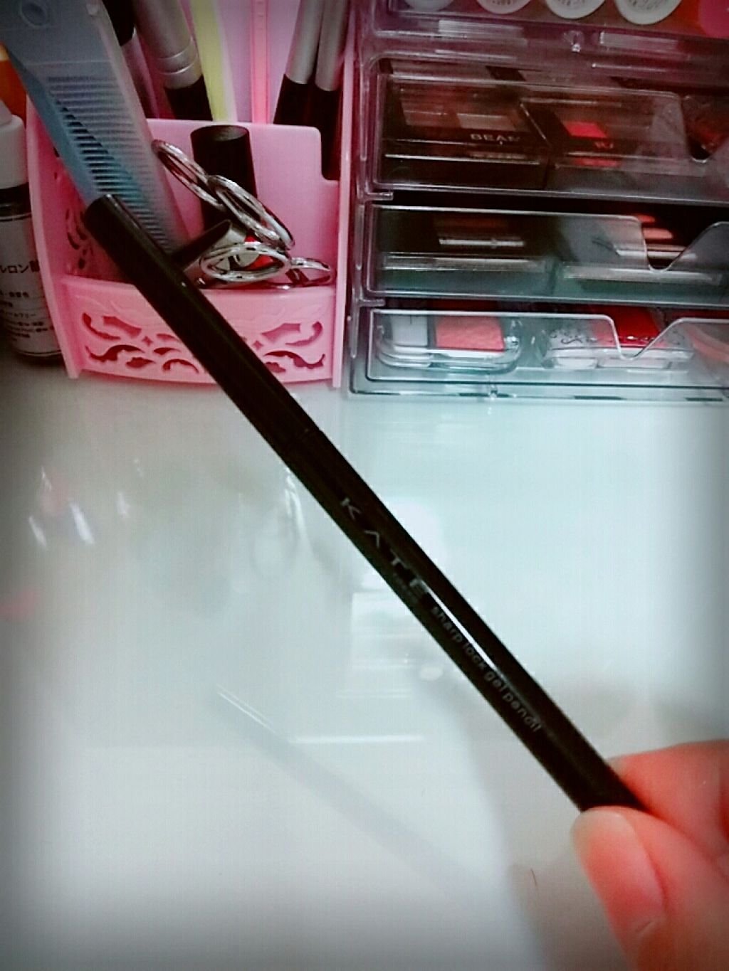 シャープロックジェルペンシル/KATE/ジェルアイライナーを使ったクチコミ(1枚目)