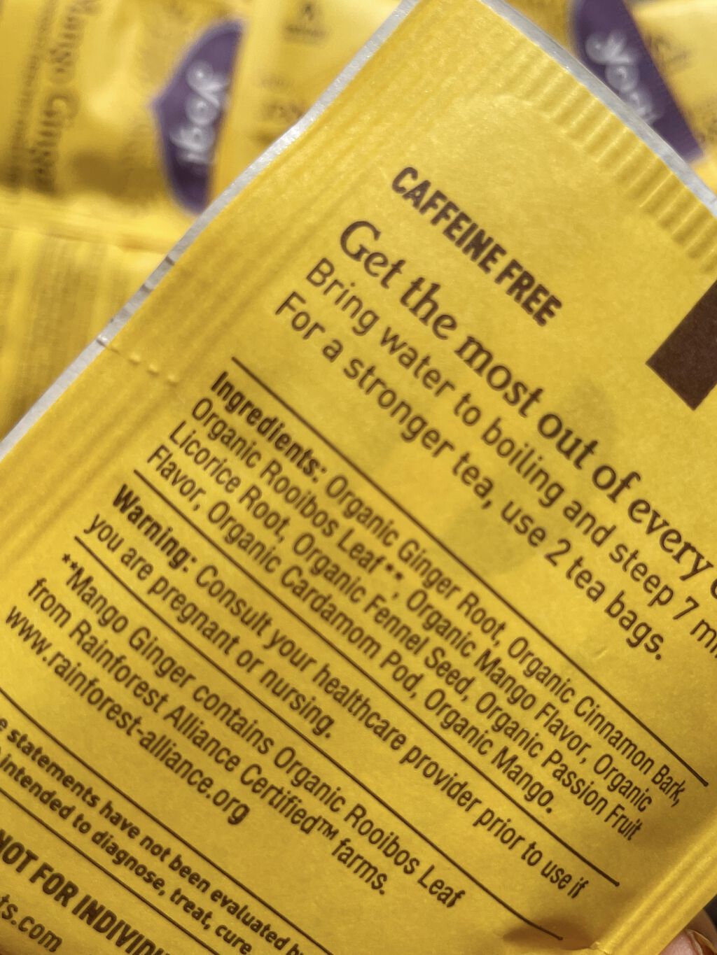 ヨギティー/Yogi Tea/ドリンクを使ったクチコミ（3枚目）