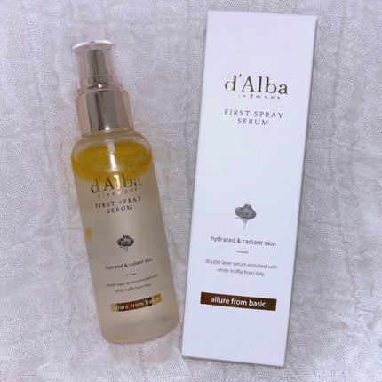 ダルバ ホワイトトリュフファーストスプレーセラム/ダルバ/ミスト状化粧水を使ったクチコミ(1枚目)
