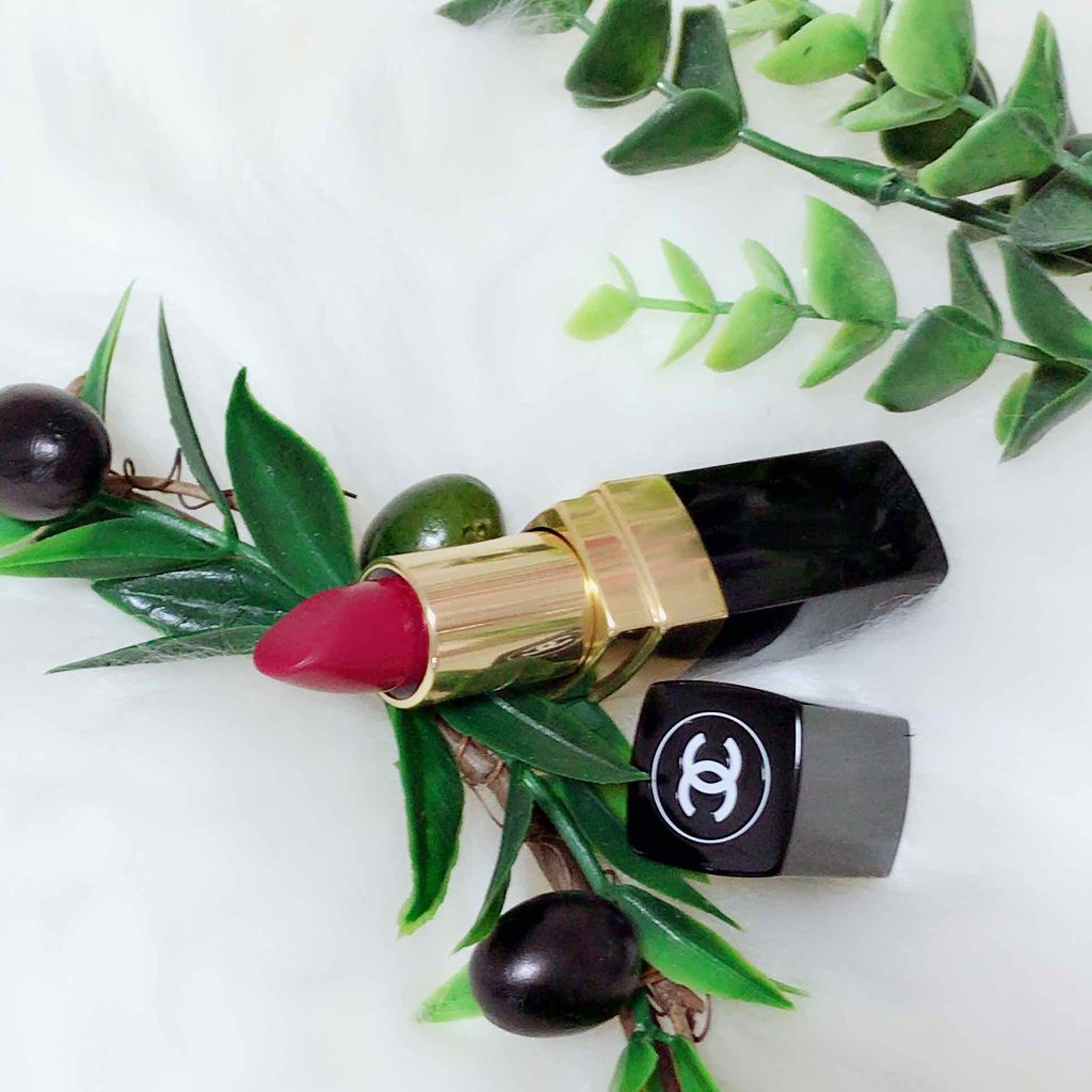 ルージュ ココ 484 ルージュ アンティミスト/CHANEL/口紅を使ったクチコミ（1枚目）