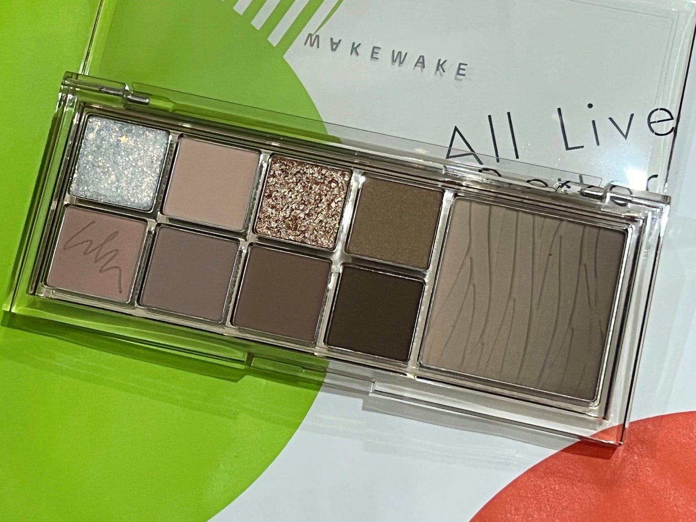 ミックスブラーリングアイパレット/wakemake/マルチパレットを使ったクチコミ(1枚目)