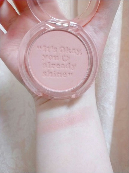 ピュア ブラッシュド サンシャイン チーク/PERIPERA/パウダーチークを使ったクチコミ(3枚目)